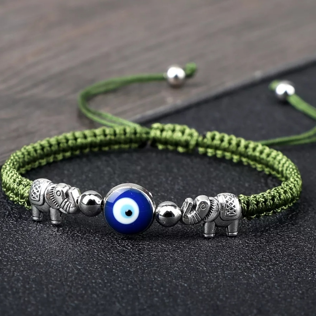 Brand New Green Bracelet Against Devil Eye Protection From Any Harm